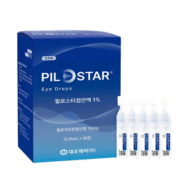 필로스타 점안액 제품 사진.
