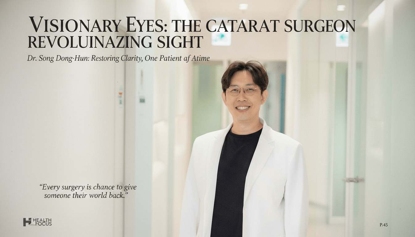 대표원장이 유명 잡지에 출현한 사진