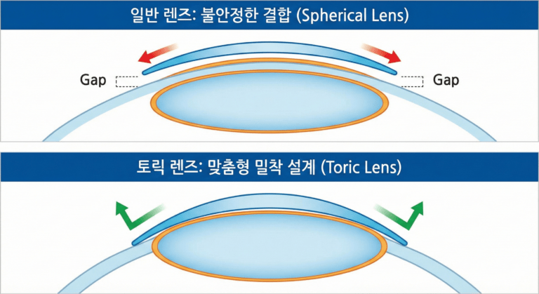 “난시 때문에 드림렌즈 안 된다고요?” 동래구 안과 원장이 공개하는 ‘무보정 난시’ 해결의 열쇠