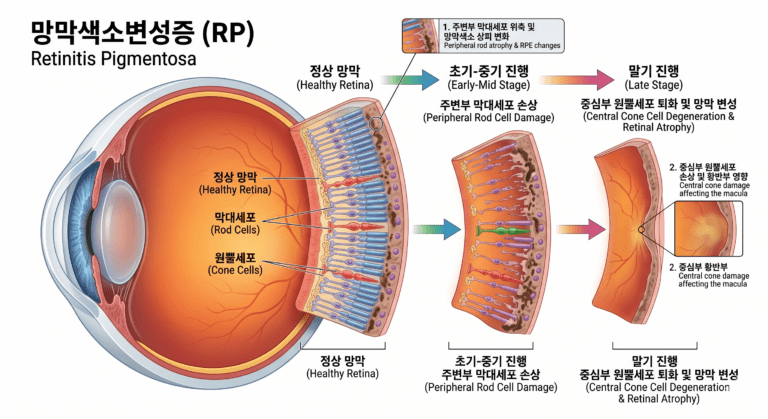 망막색소변성증 환자의 중심 시력 보존 전략: 2023년 미국안과학회(AAO) 지견을 중심으로 한 심층 분석